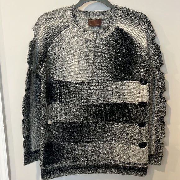 Anthropologie Kerisma Ombre Cutout Sweater - Picture 1 of 6